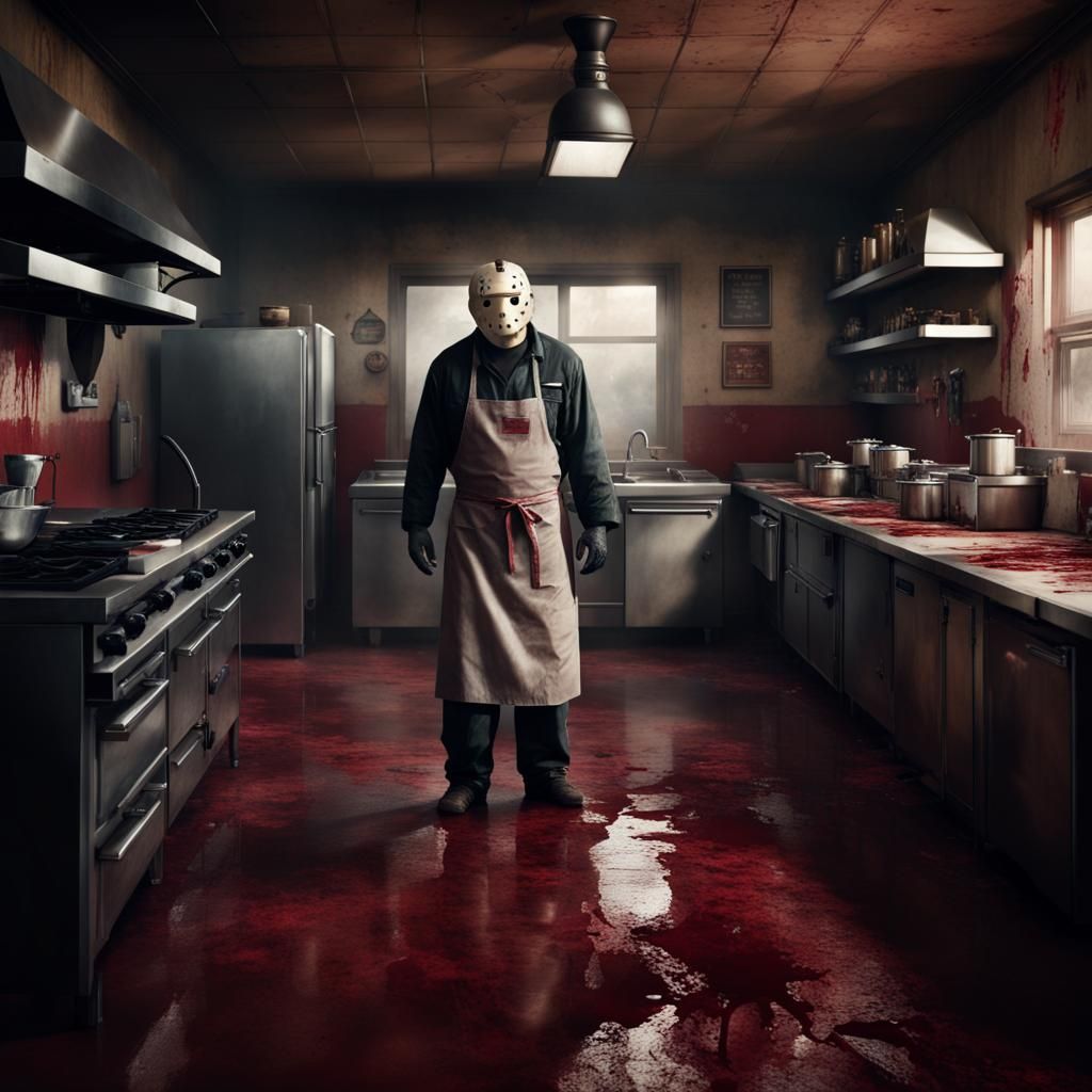 Horror Movie Kitchen with Head Chef