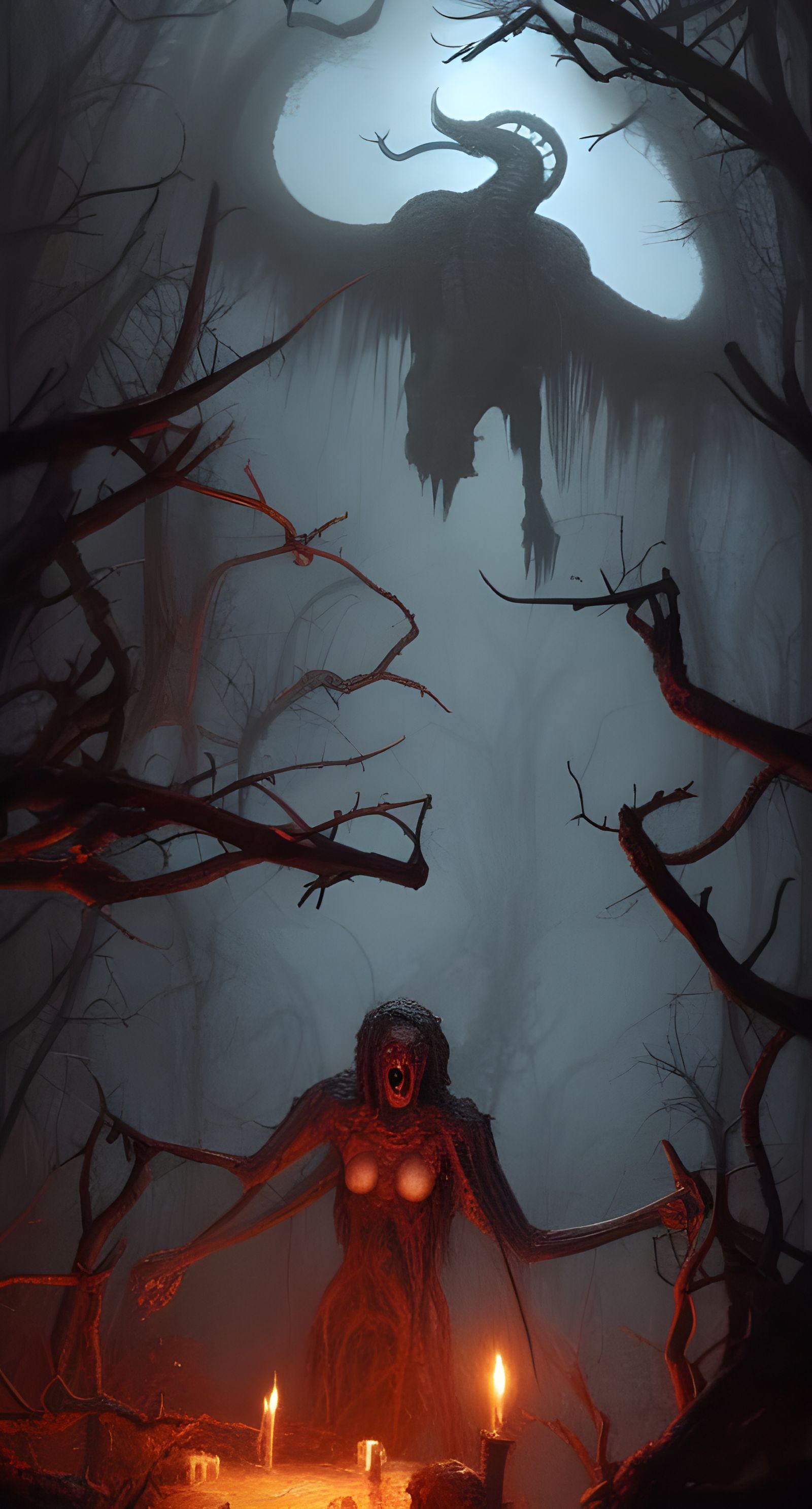 Lovecraftian Nightmare: Post-Apocalyptic Digital Art