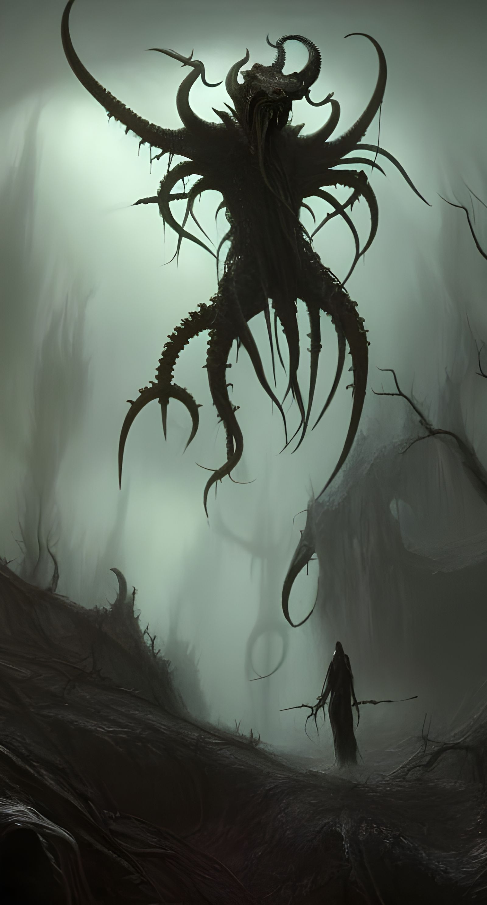 Nightmarish Post-Apocalyptic World Ruined by Elder God