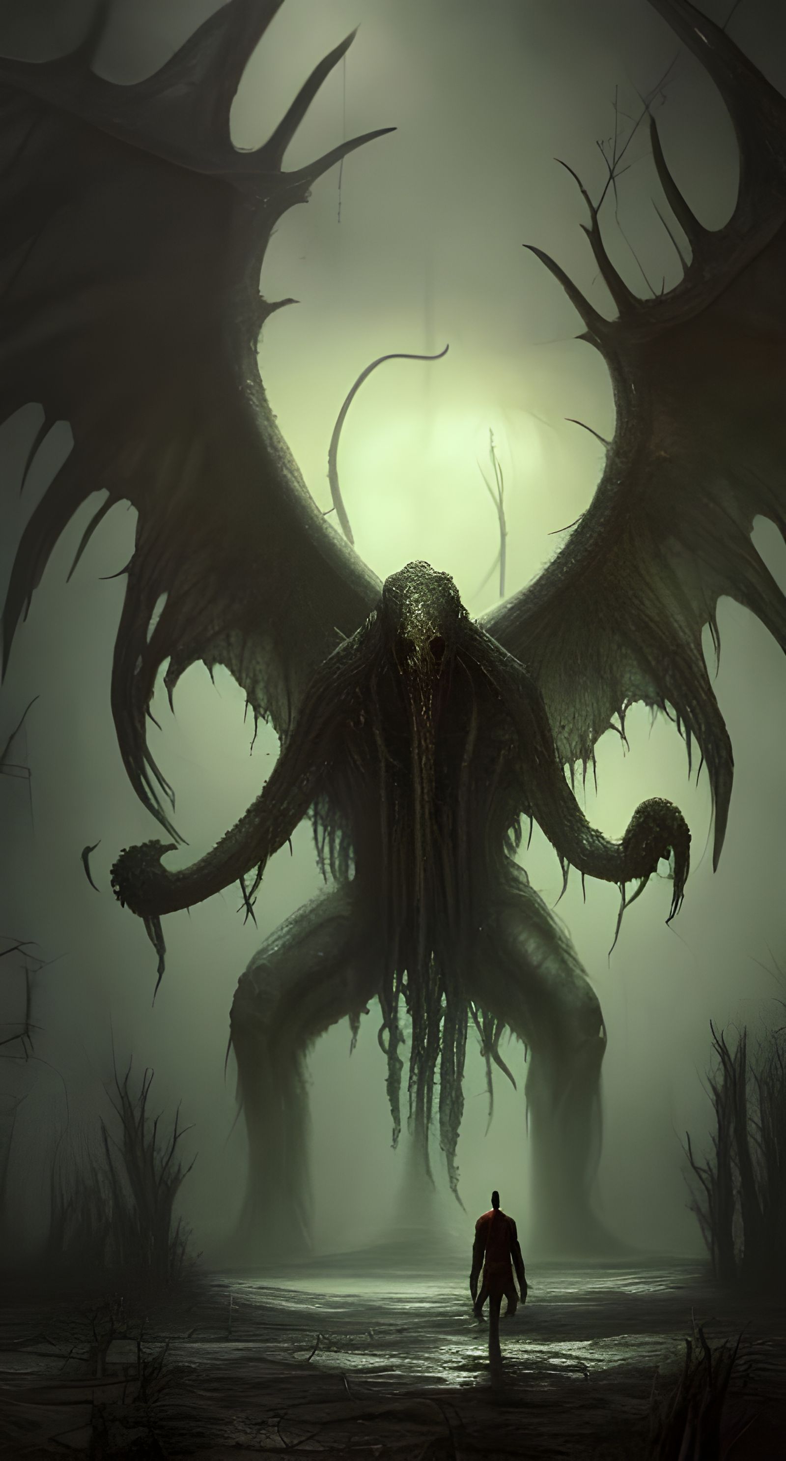 Post-Apocalyptic World Ruined by Lovecraftian Elder God