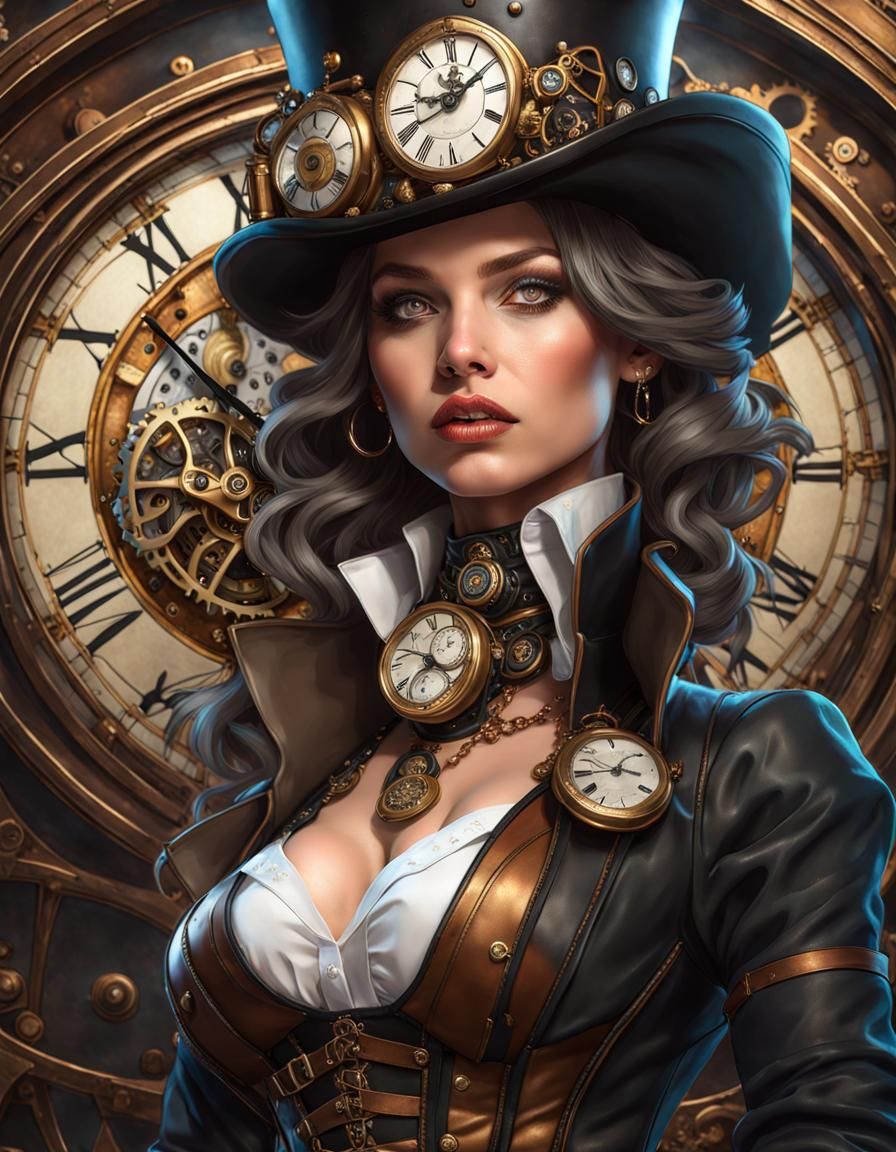 steampunk lady