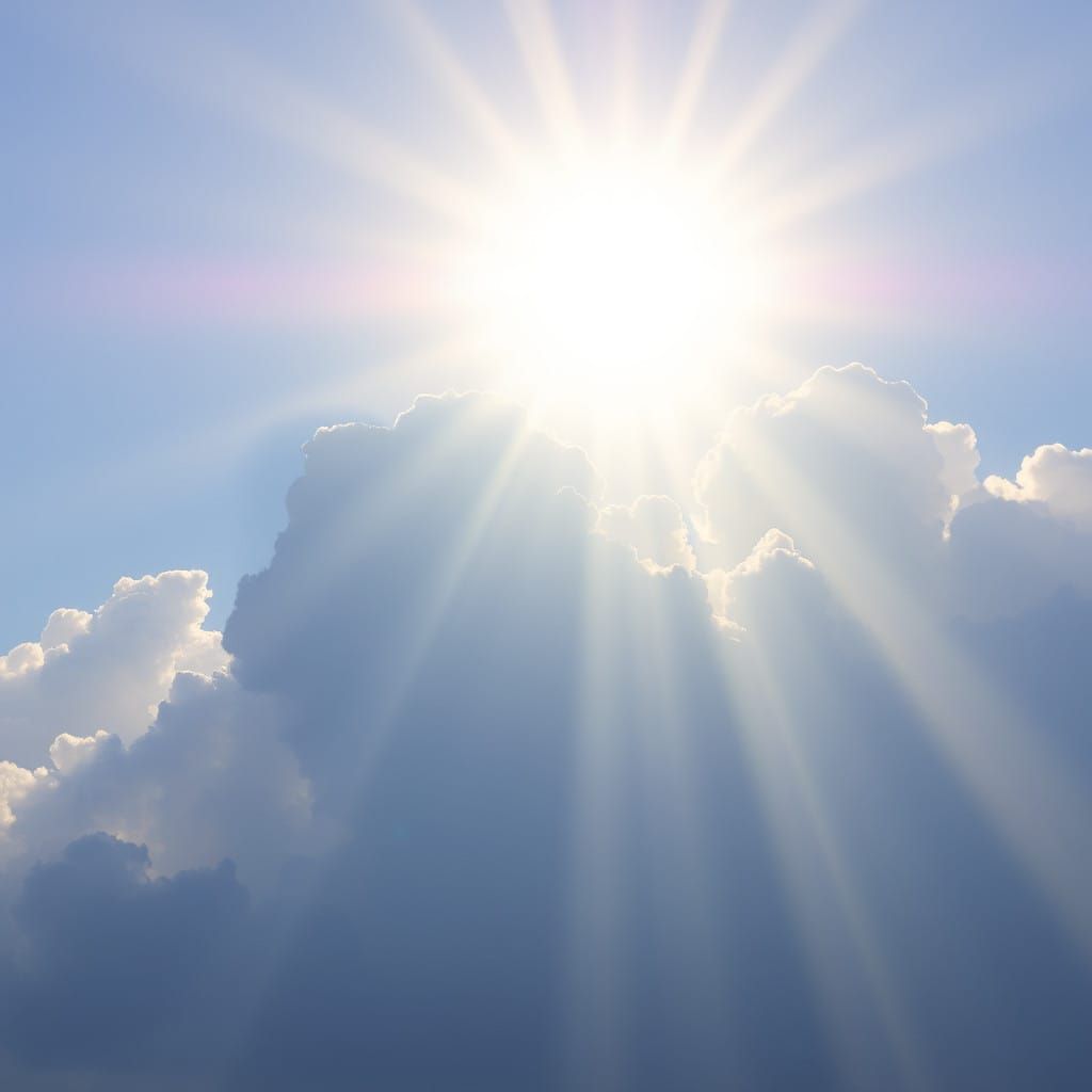 Divine Heavenly Scene in Soft Focus