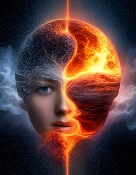 Harmony of Opposites: A Detailed Concept Art