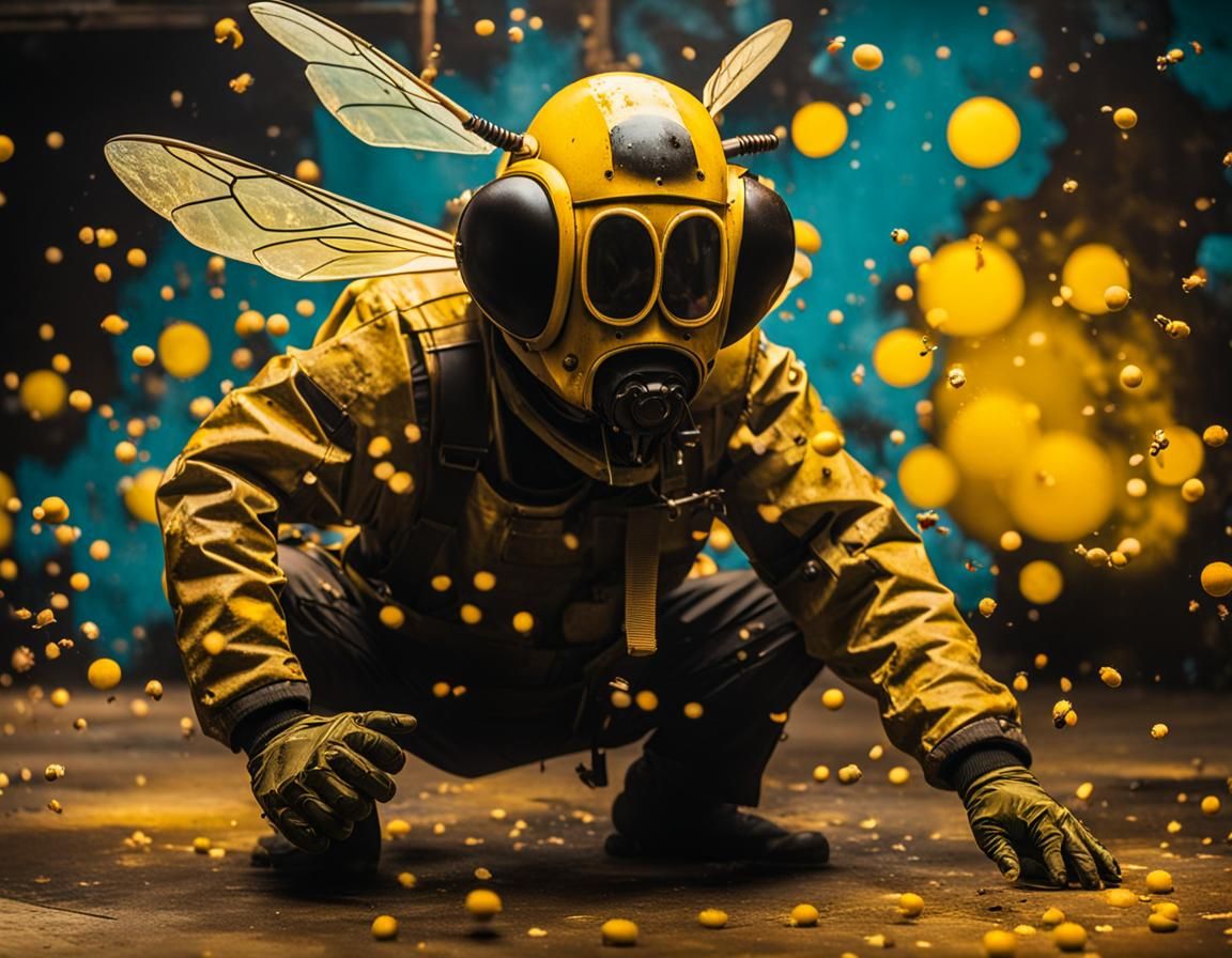The Bee Drops A Glitterbomb