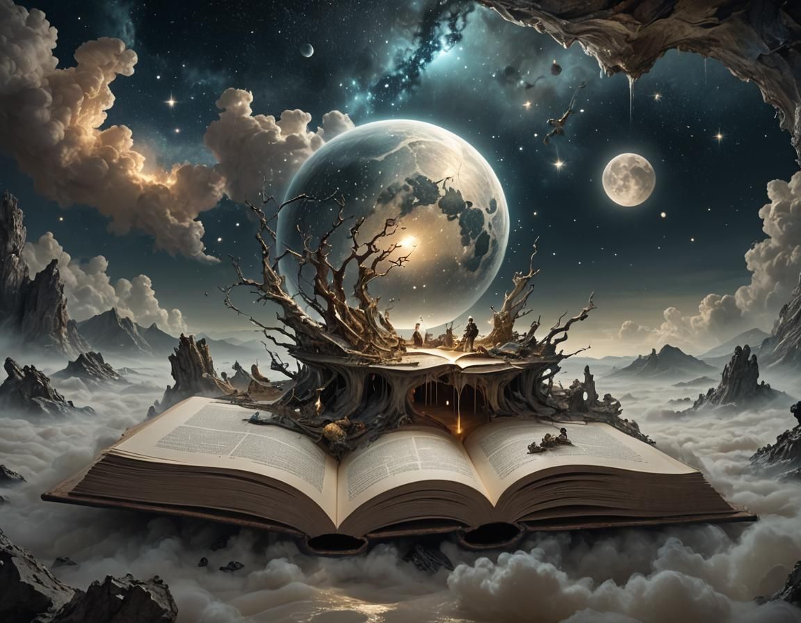 Miniature Sci-Fi World Emerges from Book