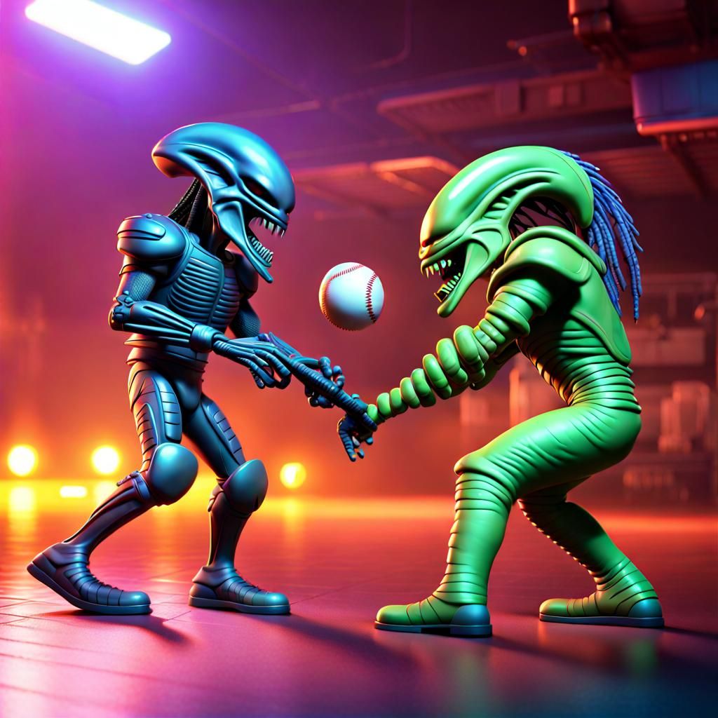 Alien Indoor-Badeball