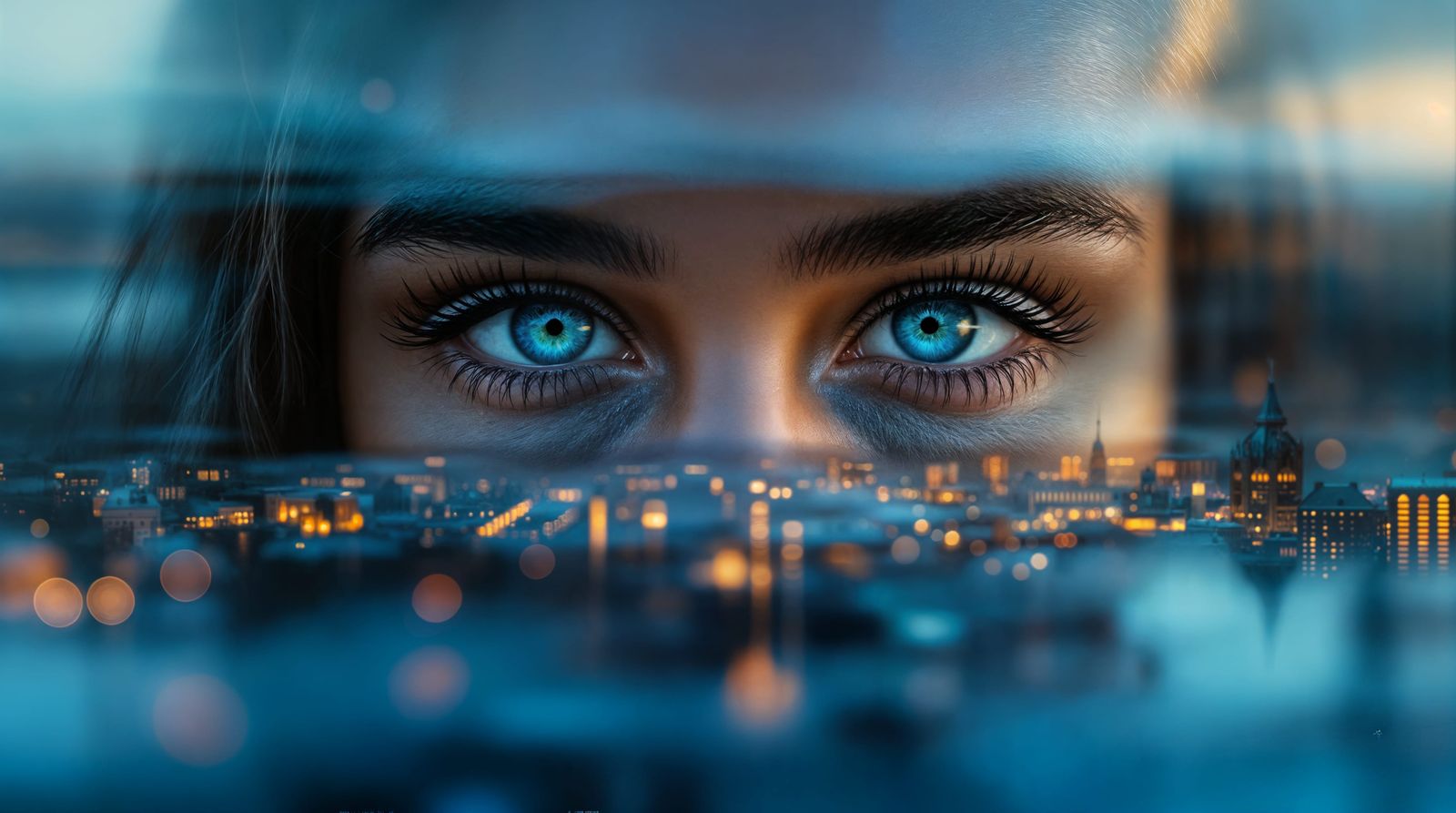 Hyperrealistic Portrait in Dramatic Tilt-Shift Effect