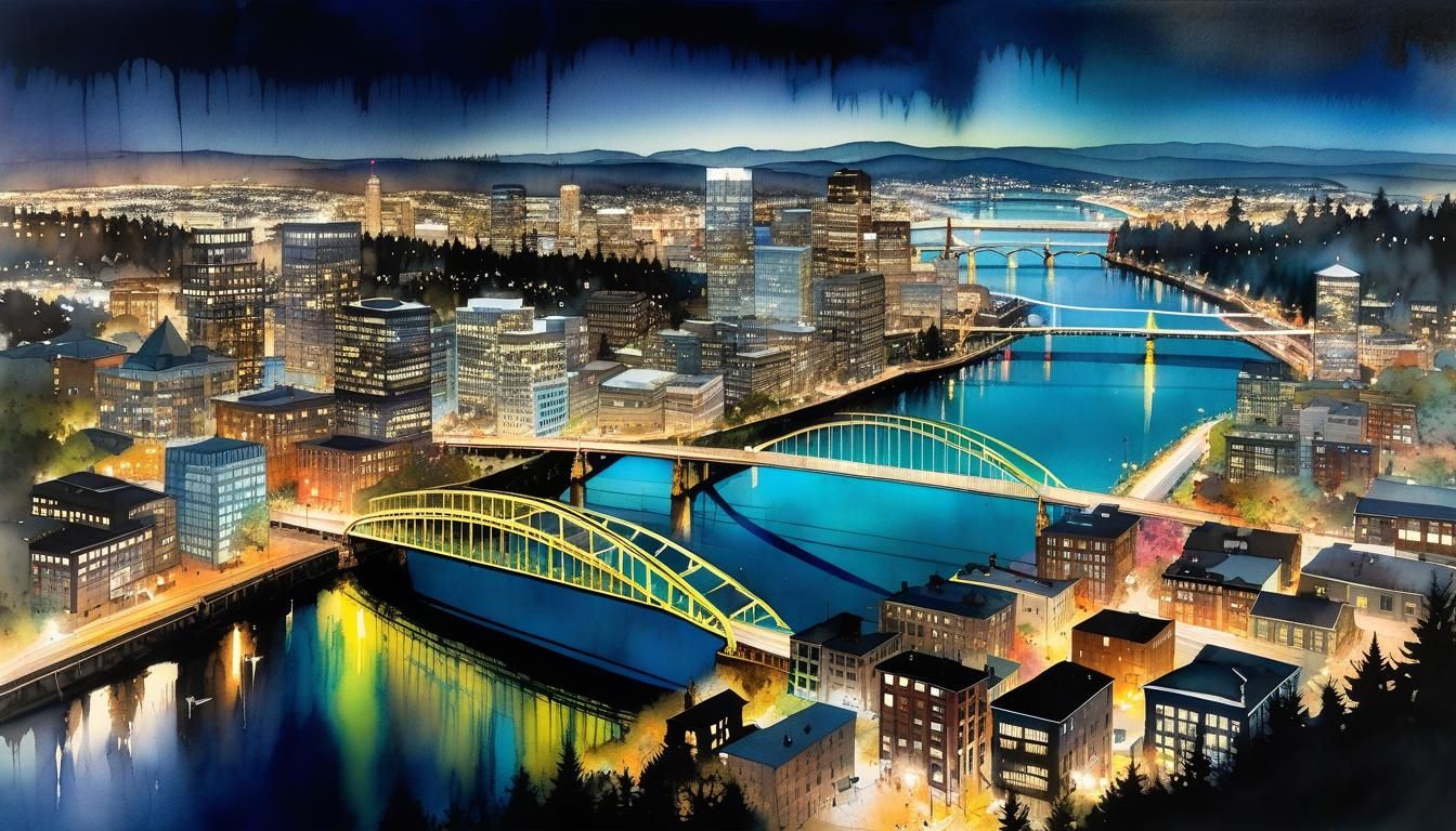 Portland at Night 12