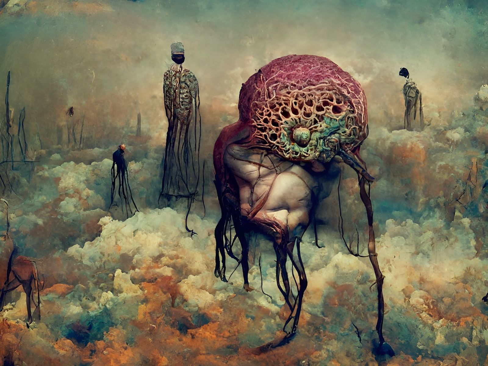 Cell Division: A Surreal Psychedelic Rendering