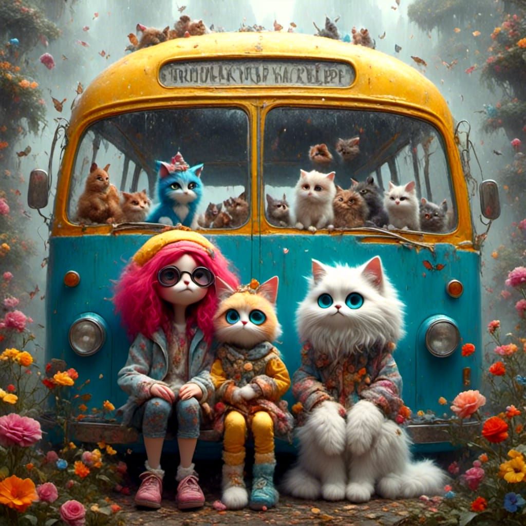 Girl and her best friend.......
Made using my 3 Loras, 1 pvt...