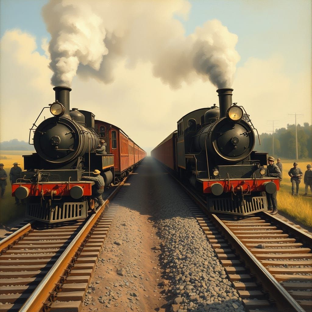 Civil War Era Trains Chase Each Other in a Frenzied Old Oil ...