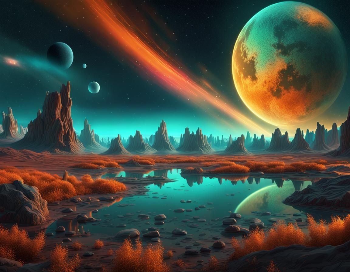 Galactic Dreamscape at Dusk