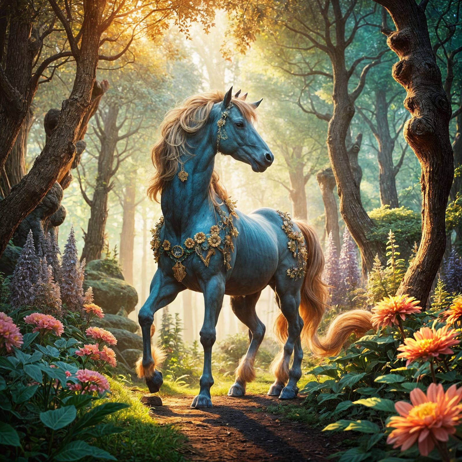 Mythical Centaur Realm in a Fantasy World