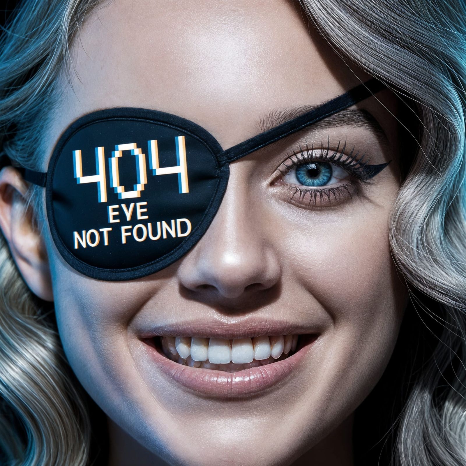 Gorgeous German Woman's Glitchy Eye