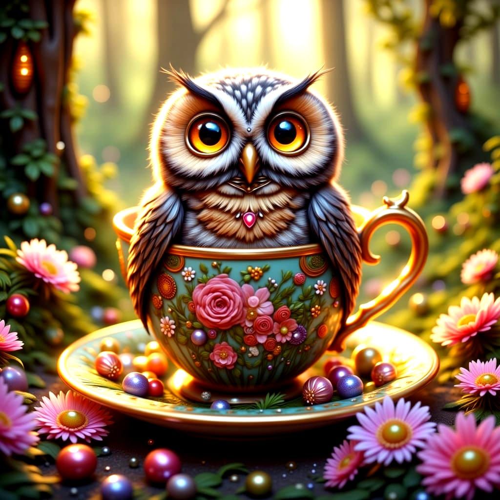 Owls in Teacups