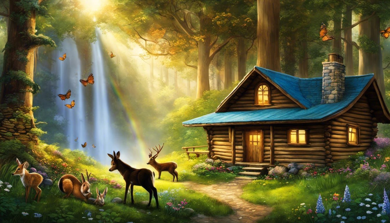 Enchanted Cabin Retreat in Whispering Woods