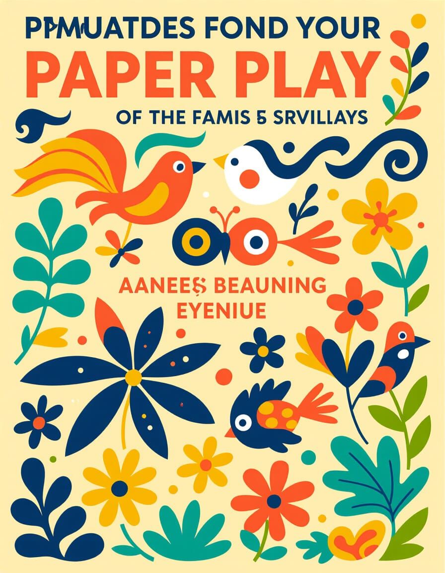 Abstract Paper Art: AI Interpretation