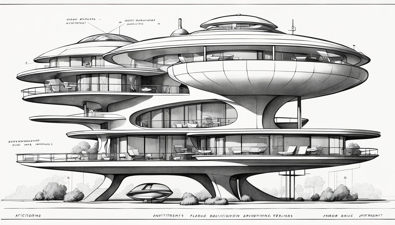 modern apartment building, unique, attractive,  appealing an...