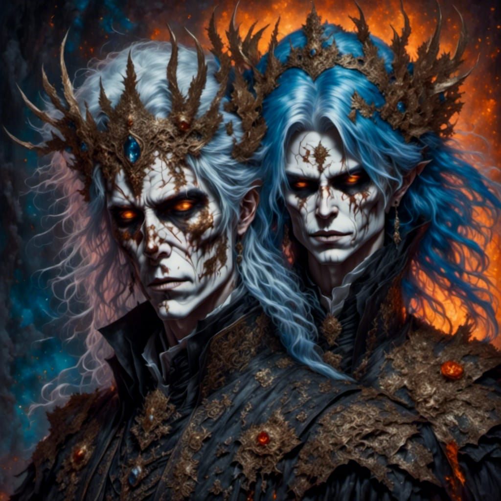 Jekyll and Hyde in Graffiti Street Art Style