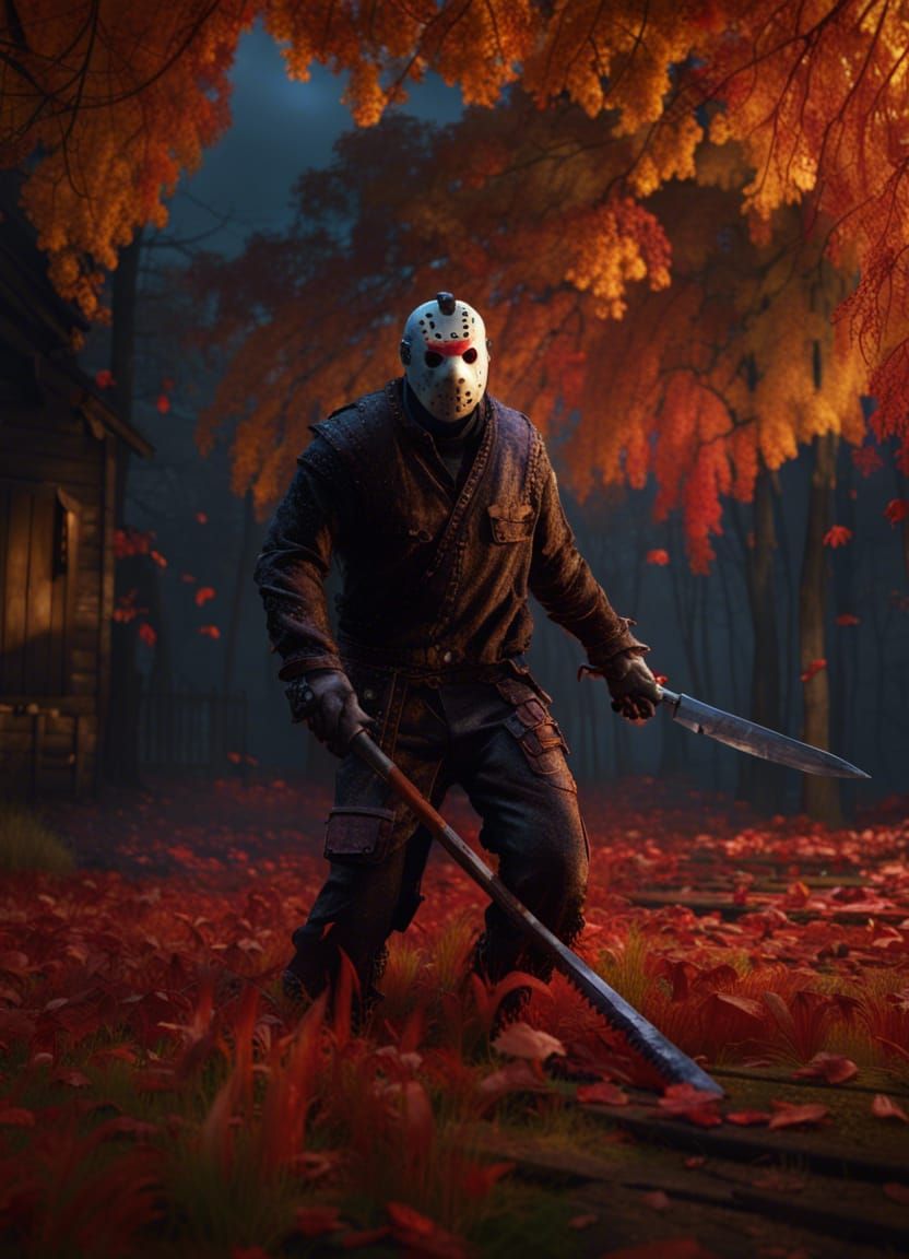 Jason Voorhees in Autumn Twilight