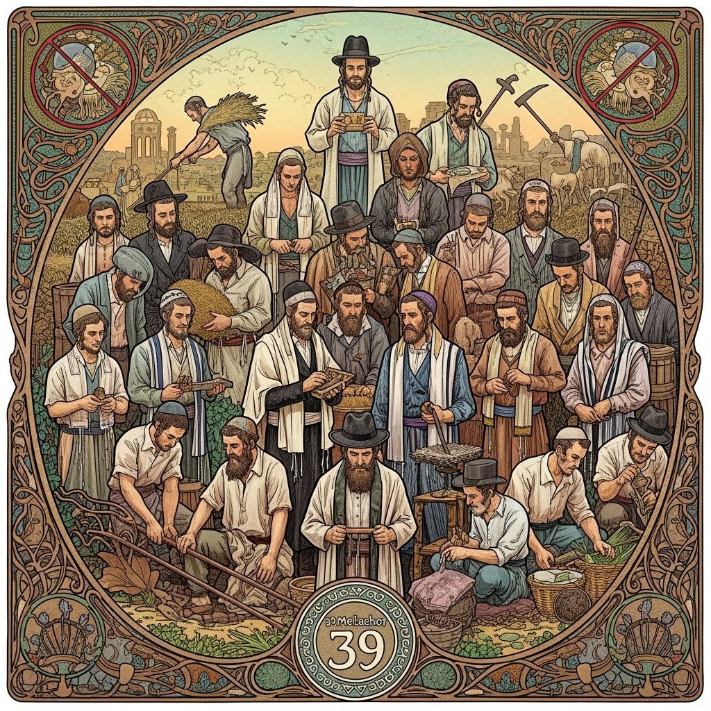 39 Crafts in Traditional Jewish Attire