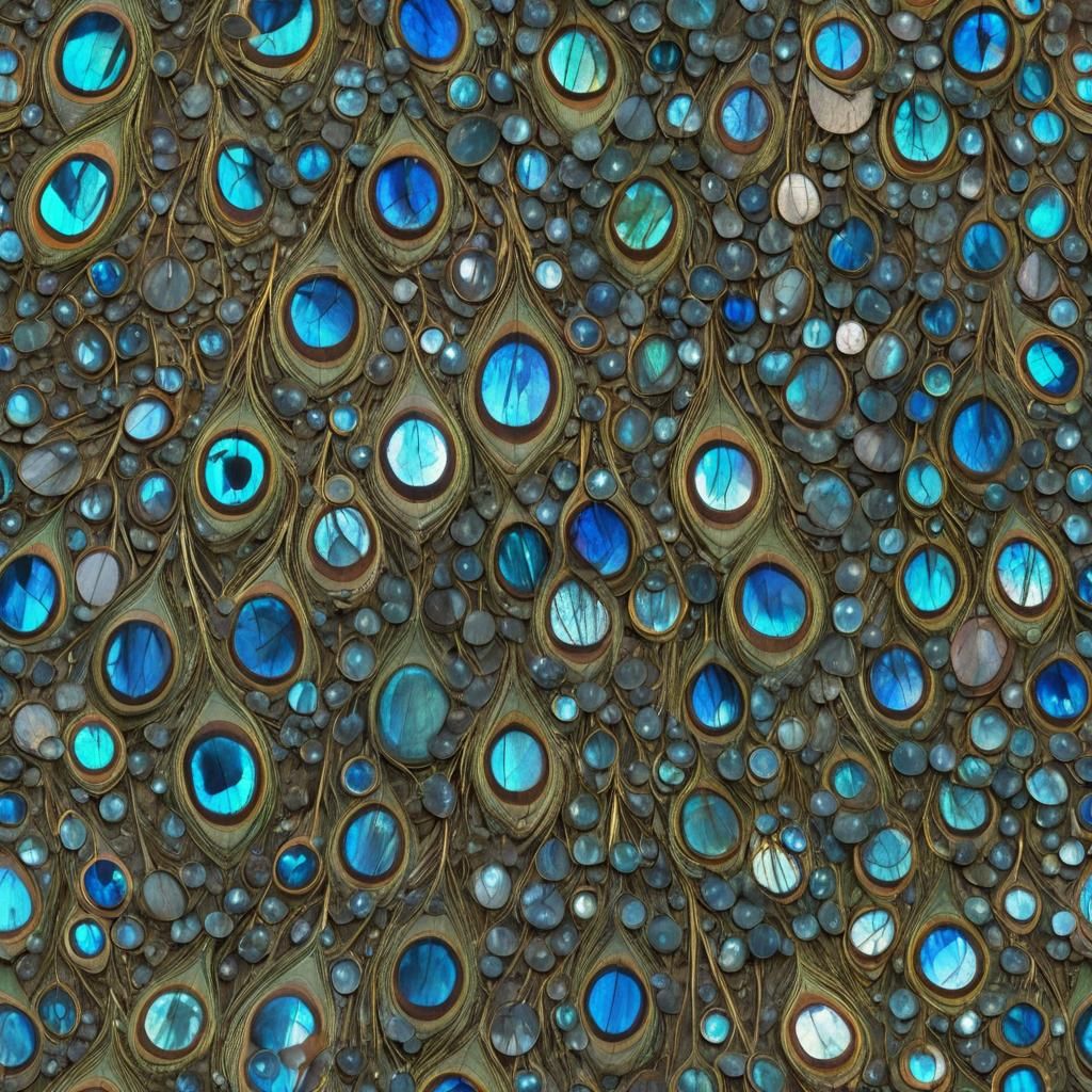 Labradorite Peacock: Iridescent Beauty