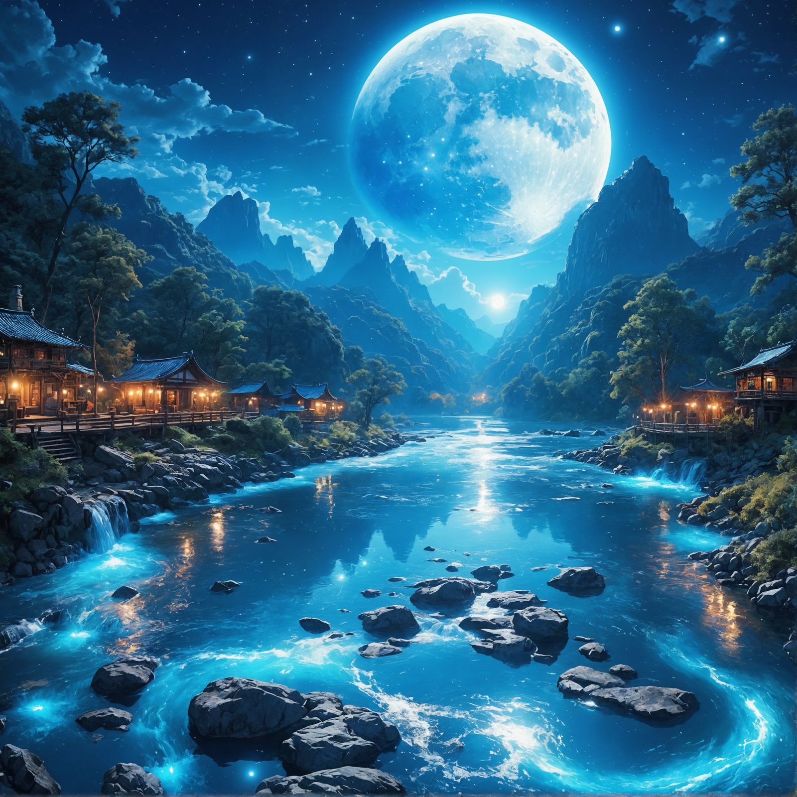 Moonlit River