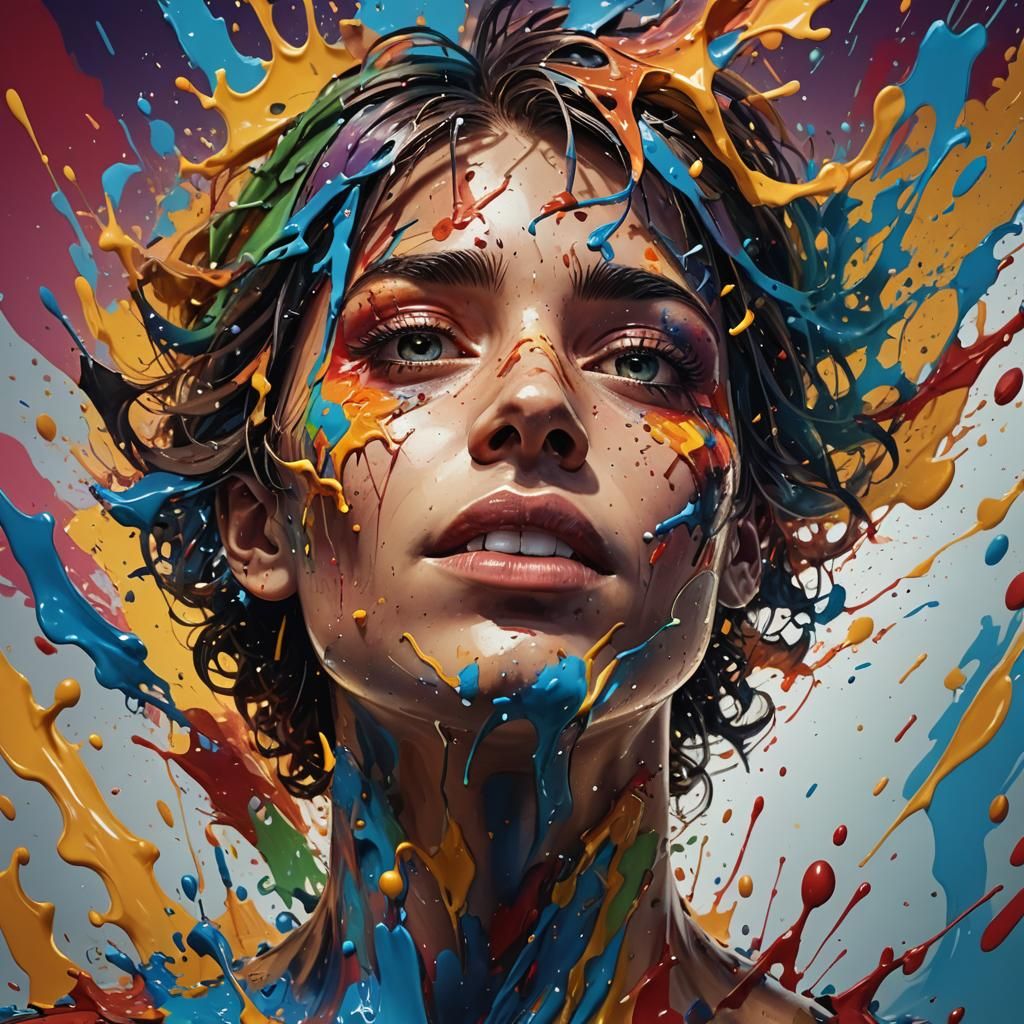 Spectacular Hyperrealistic Concept Art of a Face