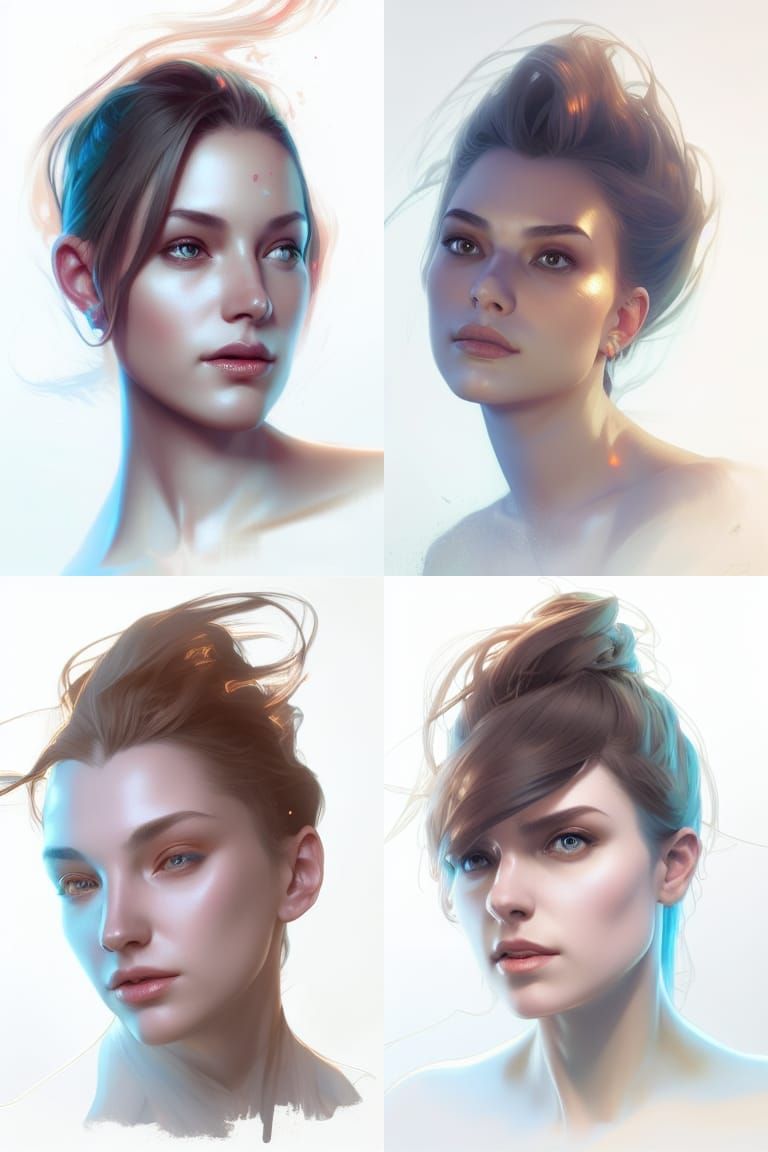 Hyperdetailed Portrait in Dynamic Lighting