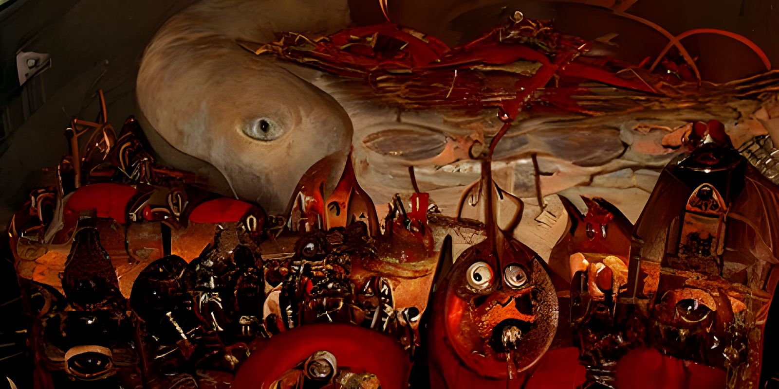 Intricate Hellscape in the Style of Bosch