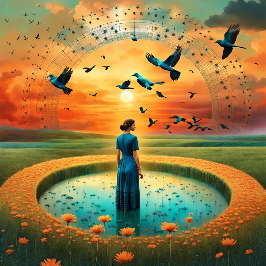 Mesmerizing Collage of Gratitude in 8K Digital Art