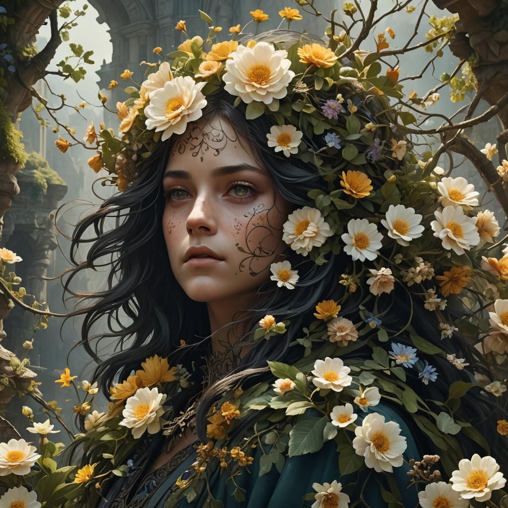 Life and Death Supernatural Creatures in Detailed Matte Pain...