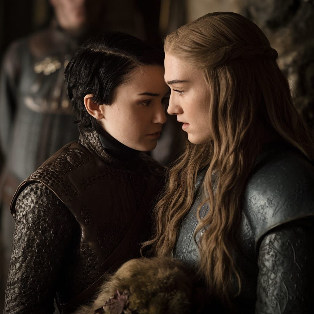Game of Thrones: Intimate Portrait of Arya and Shireen