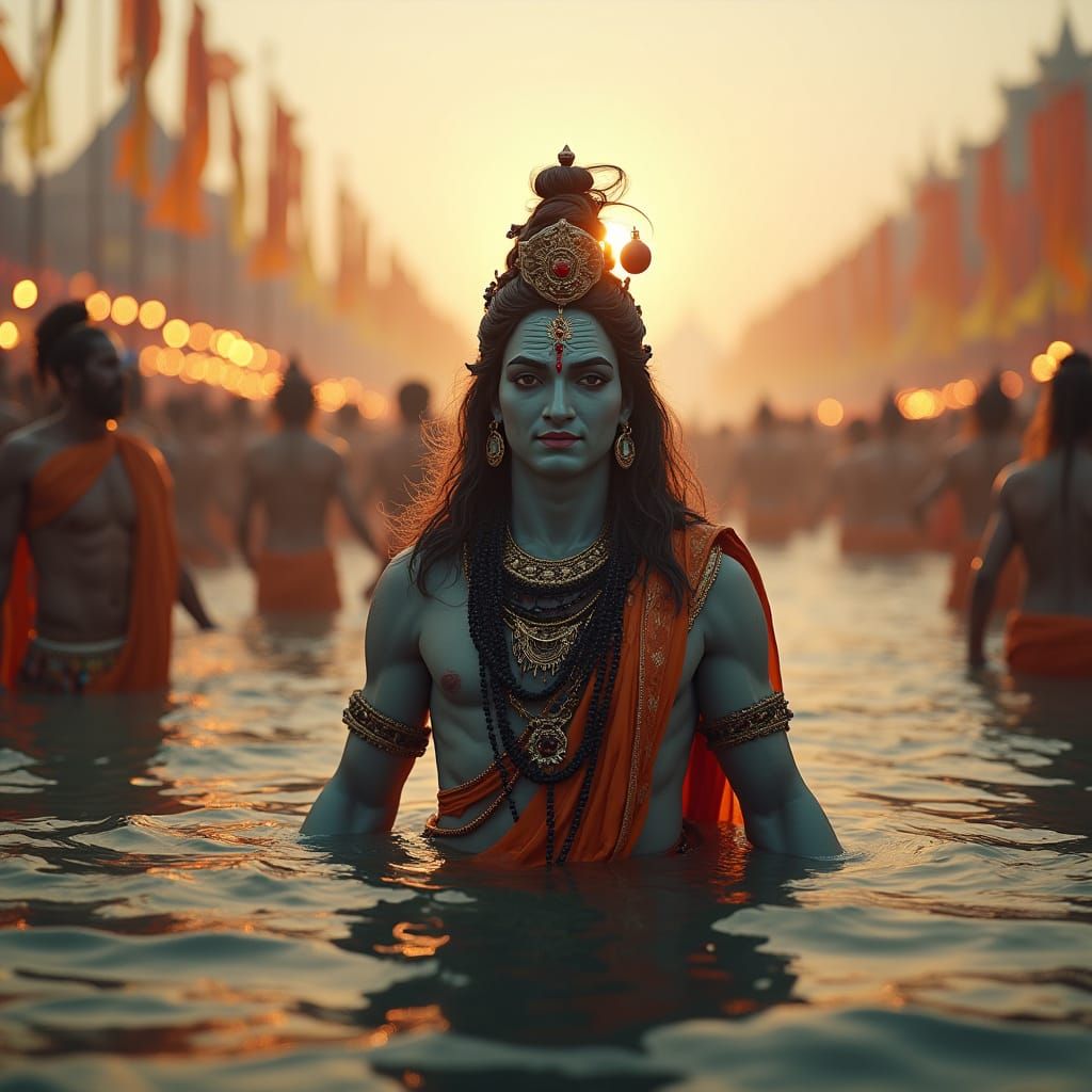Lord Shiva's Spiritual Rejuvenation in Maha Kumbh