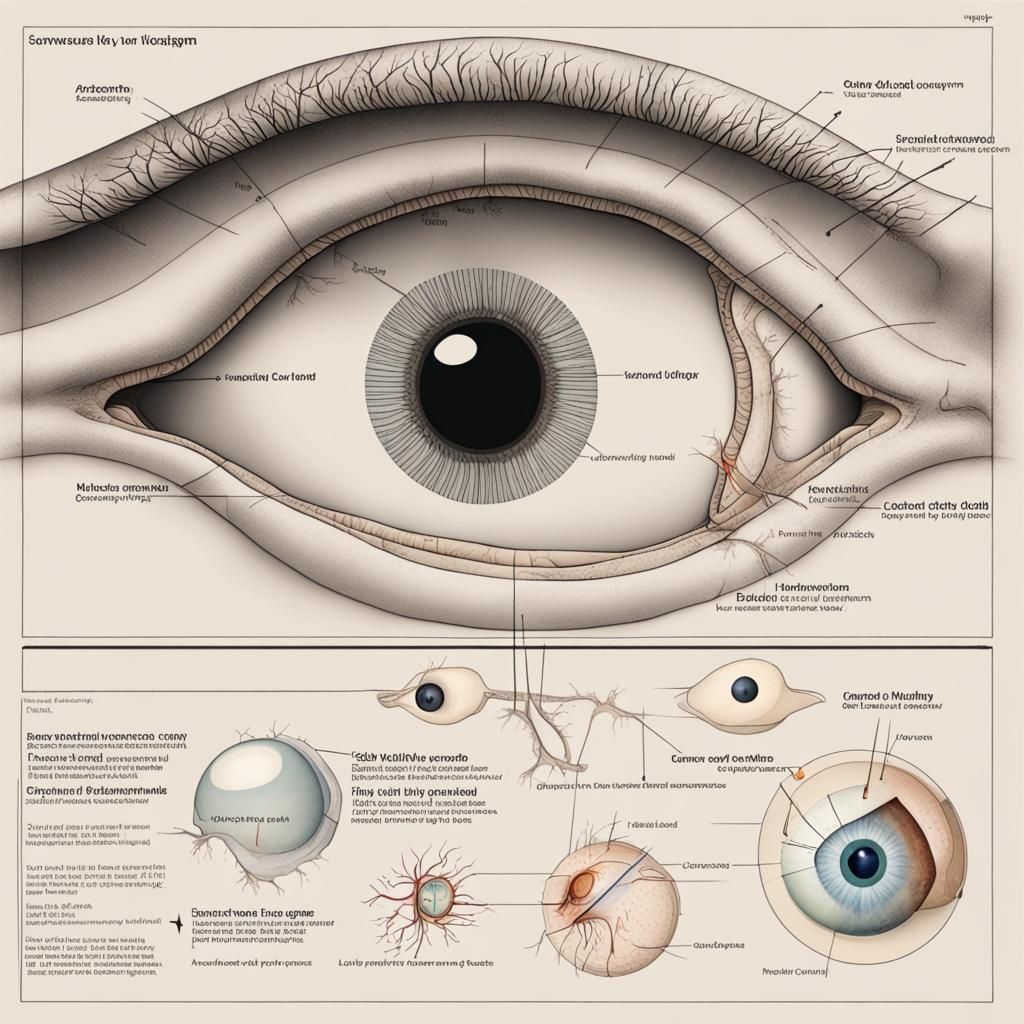 Anatomy of a Human Eyeball Diagram