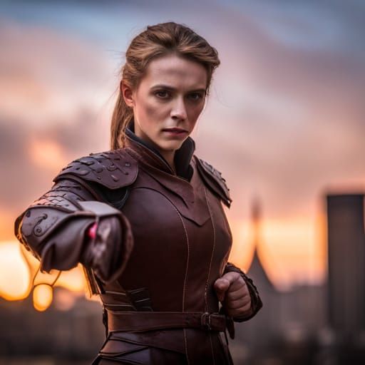 Mord Sith Warrior in Leather Armor