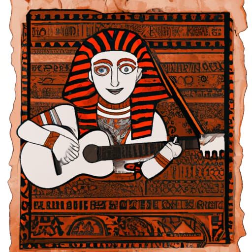Ed Sheeran in Ancient Egypt