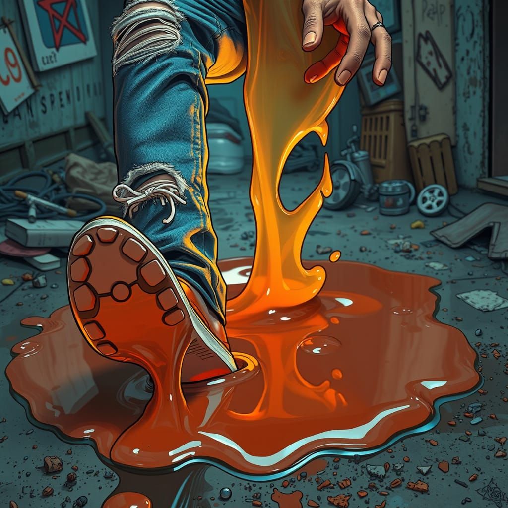 Desperate Man Trapped in Urban Nightmare