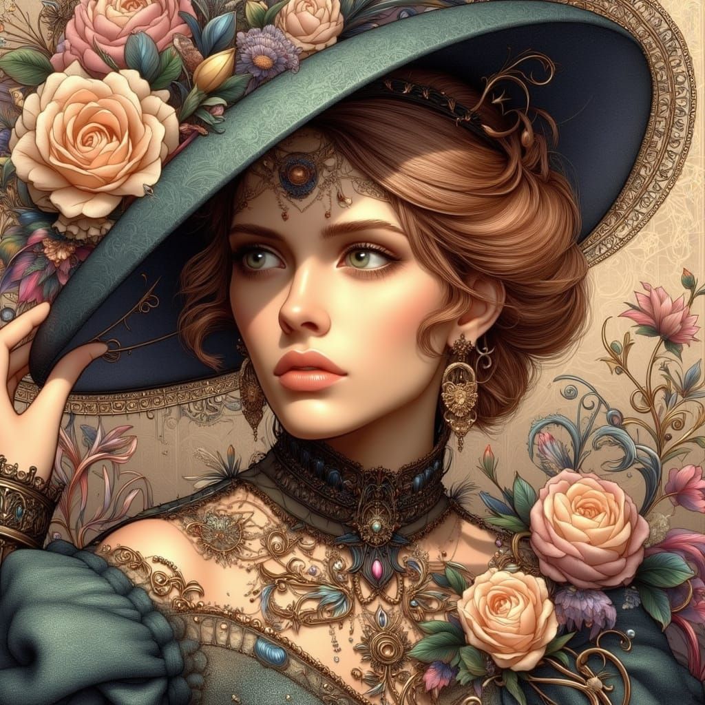 Victorian Women in Surrealist Abstract Photography