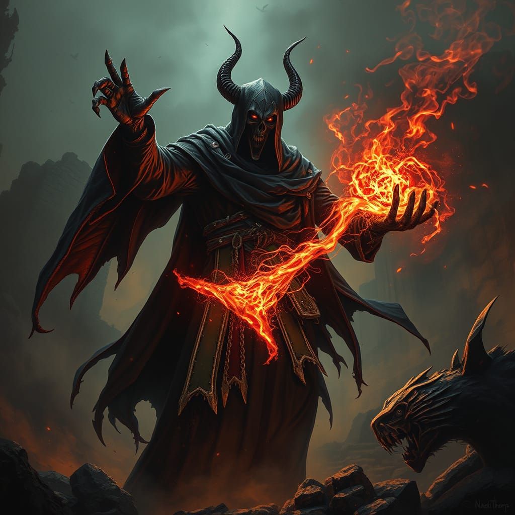 Earthy Vampire Ghost Summons Seismic Power