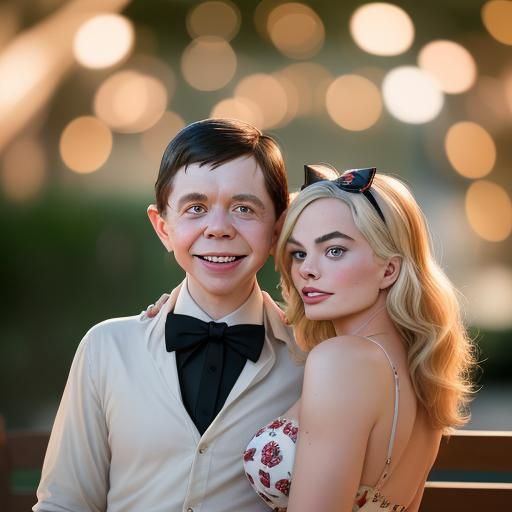 Alfred E. Neuman and Margot Robbie, Professional Photo