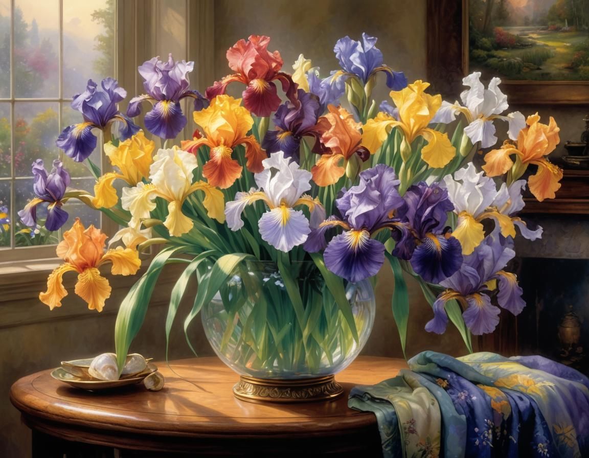 Iris bouquet