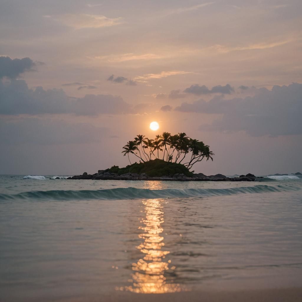 Tropical Island Sunrise: Professional Photography