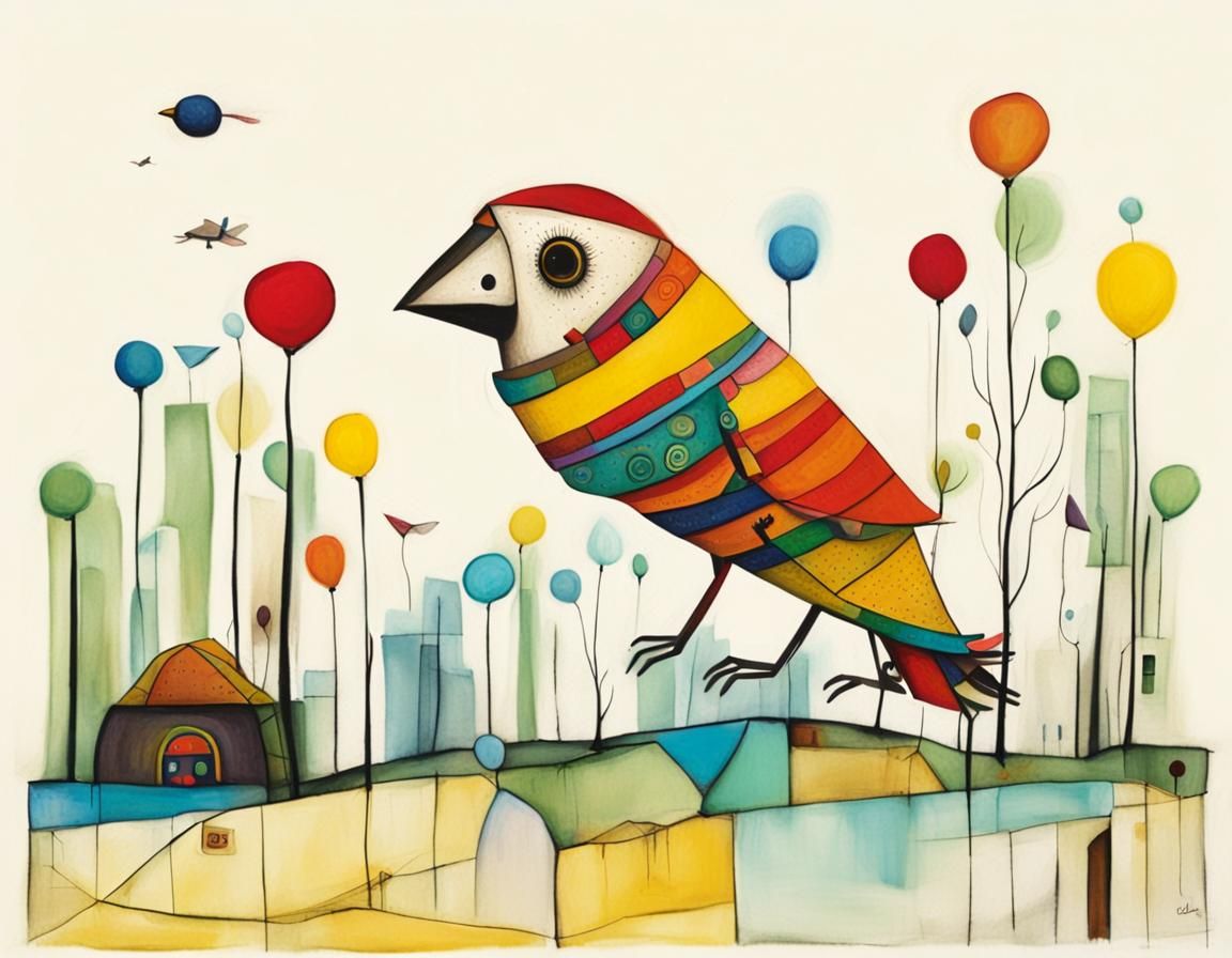 Os Gemeos Style Street Art Mural