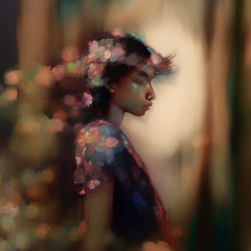 Mystic in Alcohol Inks with Rose Crown