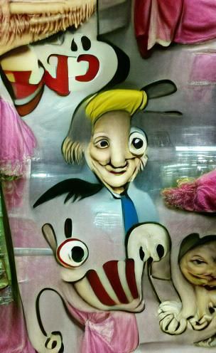 creepy cartoon character