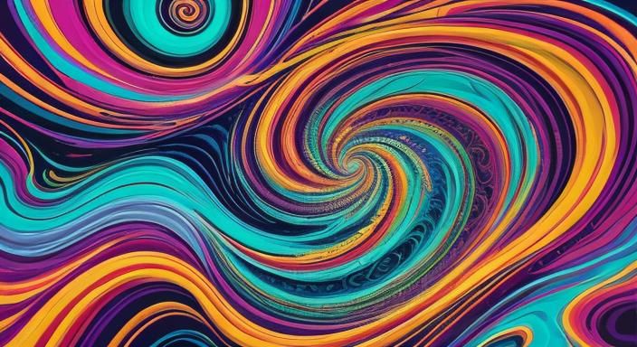 Surreal Person Climbing a Giant Hair Curler