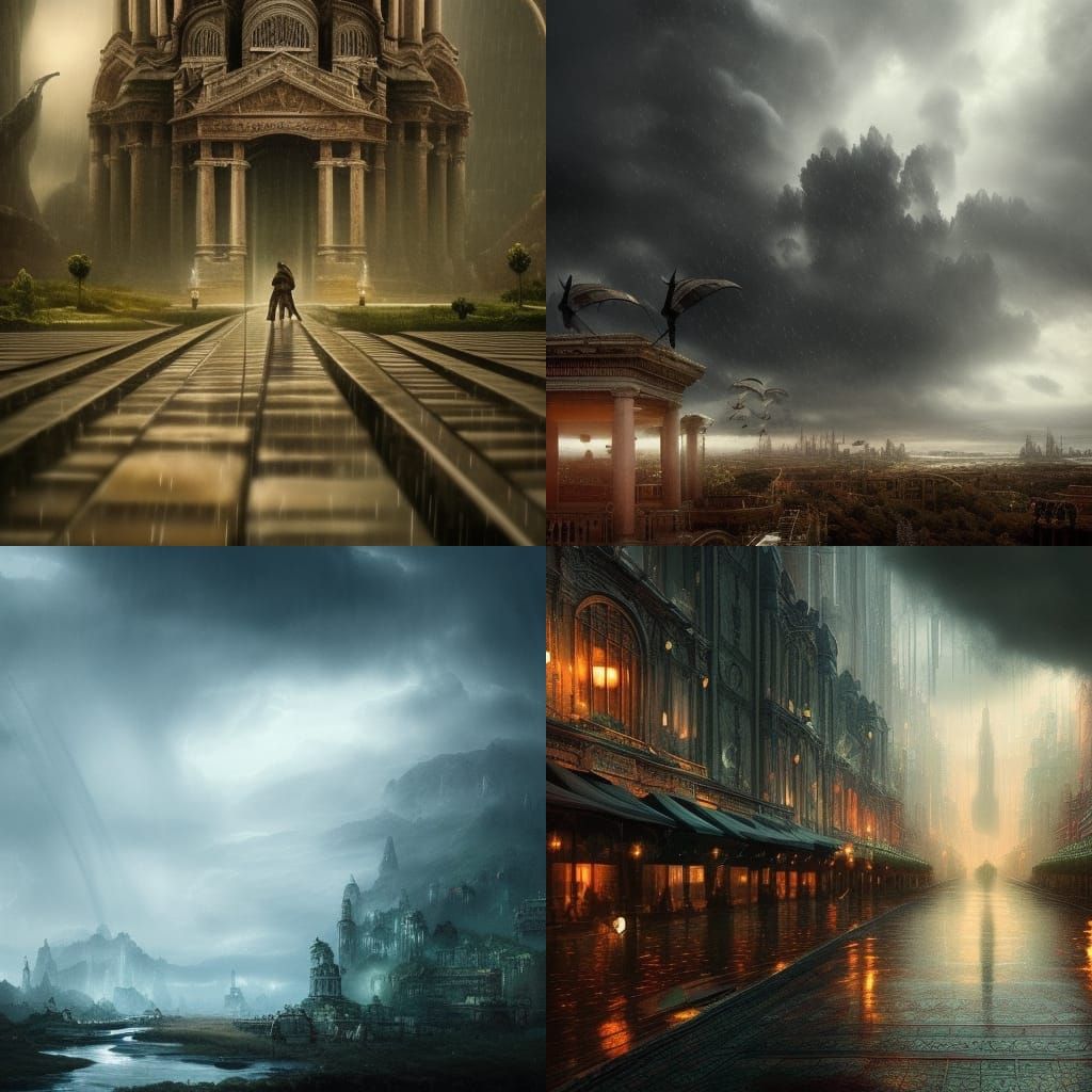Dream of Rain: Epic Digital Matte Painting