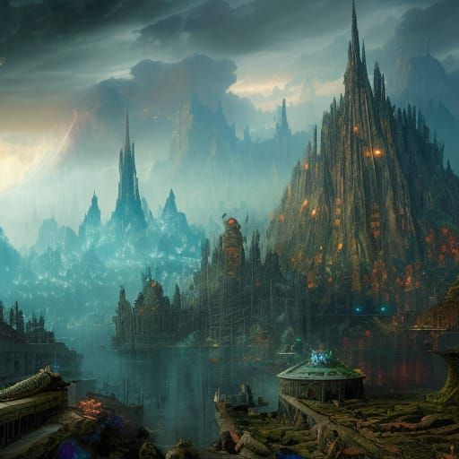 Surreal Beginning of the End: Digital Matte Painting