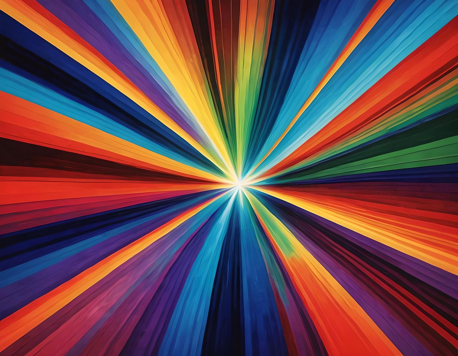 Vivid Spectral Projection in Digital Painting Style